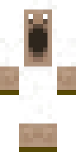 Страшный скин Майнкрафт — скачать PNG бесплатно