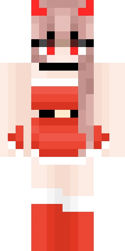 Красный скин Майнкрафт — скачать PNG бесплатно