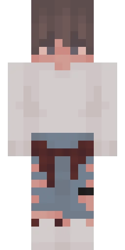 Белый скин Майнкрафт — скачать PNG бесплатно