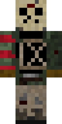 Страшный скин Майнкрафт — скачать PNG бесплатно
