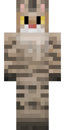 Кошка скин Майнкрафт — скачать PNG бесплатно