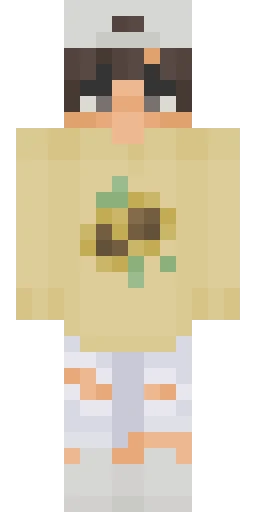 Жёлтый скин Майнкрафт — скачать PNG бесплатно