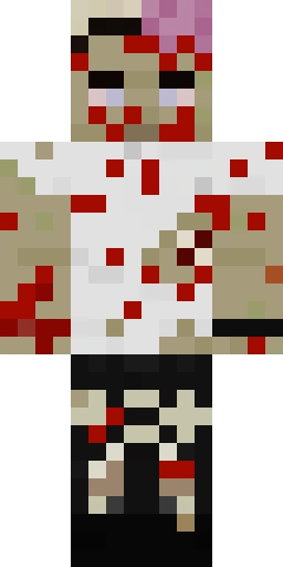 Страшный скин Майнкрафт — скачать PNG бесплатно