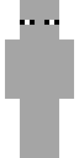 Серый скин Майнкрафт — скачать PNG бесплатно