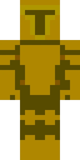 Золотой скин Майнкрафт — скачать PNG бесплатно