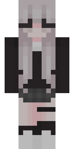 Серый скин Майнкрафт — скачать PNG бесплатно