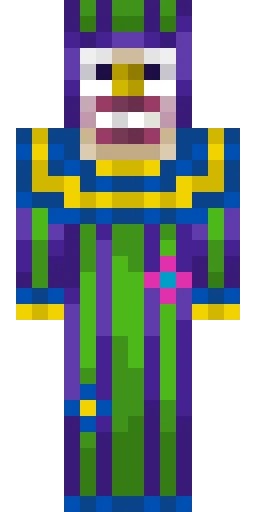 Страшный скин Майнкрафт — скачать PNG бесплатно