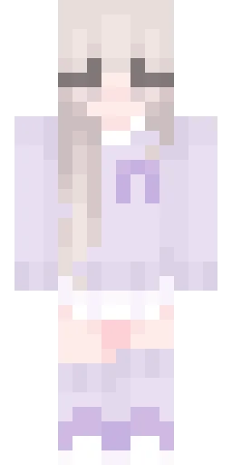 Фиолетовый скин Майнкрафт — скачать PNG бесплатно