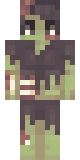 Страшный скин Майнкрафт — скачать PNG бесплатно