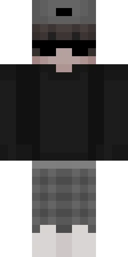 Серый скин Майнкрафт — скачать PNG бесплатно