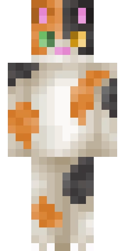 Кошка скин Майнкрафт — скачать PNG бесплатно