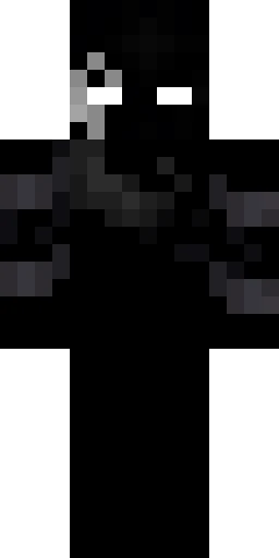 Тёмный скин Майнкрафт — скачать PNG бесплатно