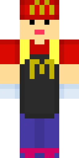 Страшный скин Майнкрафт — скачать PNG бесплатно