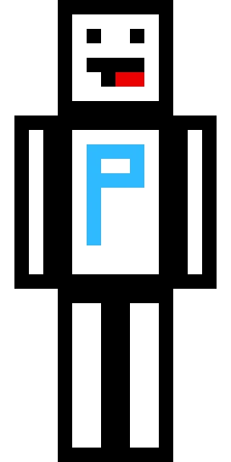 Синий скин Майнкрафт — скачать PNG бесплатно
