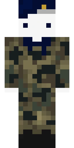 Военный скин Майнкрафт — скачать PNG бесплатно