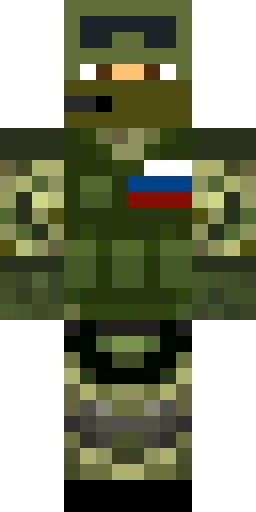 Военный скин Майнкрафт — скачать PNG бесплатно