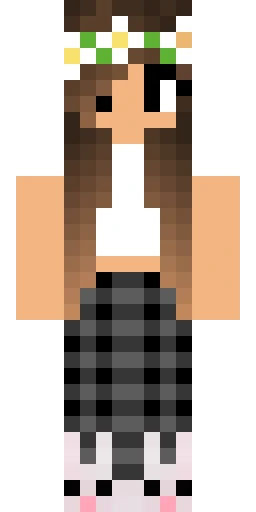 Милый скин Майнкрафт — скачать PNG бесплатно