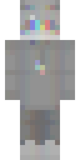 Серый скин Майнкрафт — скачать PNG бесплатно