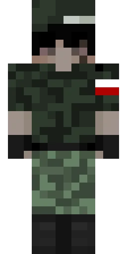 Военный скин Майнкрафт — скачать PNG бесплатно