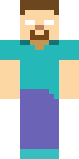 Страшный скин Майнкрафт — скачать PNG бесплатно