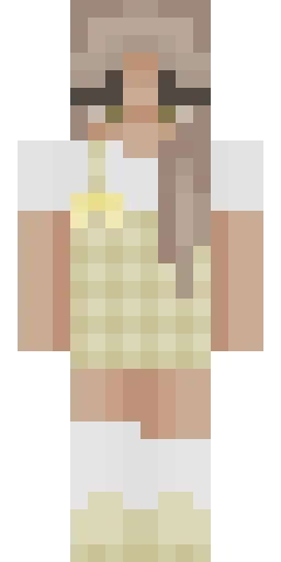 Жёлтый скин Майнкрафт — скачать PNG бесплатно