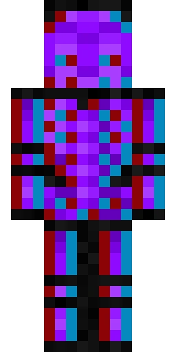 Страшный скин Майнкрафт — скачать PNG бесплатно