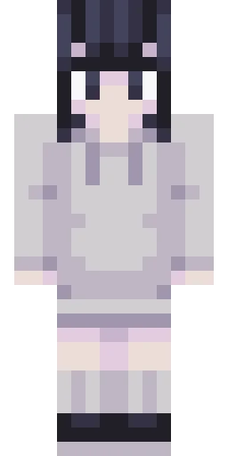 Серый скин Майнкрафт — скачать PNG бесплатно