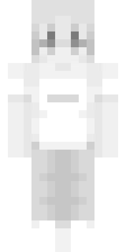 Белый скин Майнкрафт — скачать PNG бесплатно