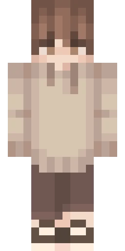 Коричневый скин Майнкрафт — скачать PNG бесплатно