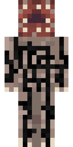 Страшный скин Майнкрафт — скачать PNG бесплатно