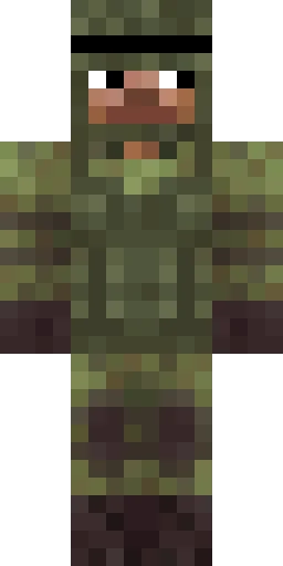 Военный скин Майнкрафт — скачать PNG бесплатно