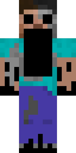Страшный скин Майнкрафт — скачать PNG бесплатно