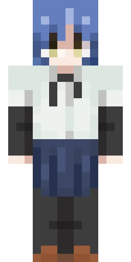 Синий скин Майнкрафт — скачать PNG бесплатно