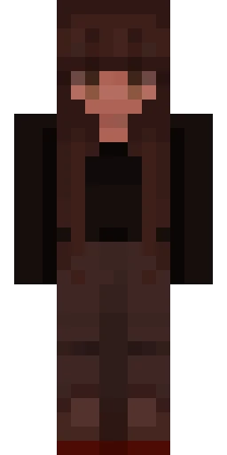 Тёмный скин Майнкрафт — скачать PNG бесплатно