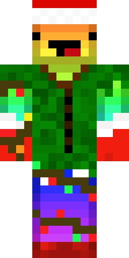 Радужный скин Майнкрафт — скачать PNG бесплатно