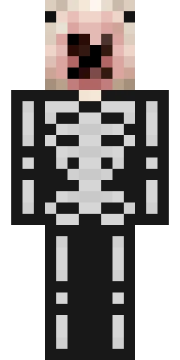 Скелет скин Майнкрафт — скачать PNG бесплатно