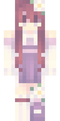 Фиолетовый скин Майнкрафт — скачать PNG бесплатно