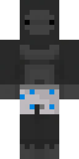 Серый скин Майнкрафт — скачать PNG бесплатно