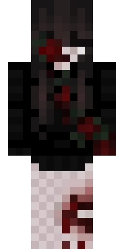 Страшный скин Майнкрафт — скачать PNG бесплатно