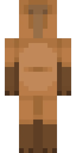 Коричневый скин Майнкрафт — скачать PNG бесплатно