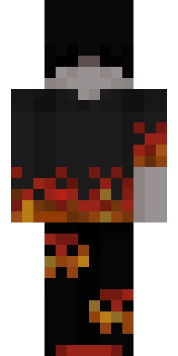 Огонь скин Майнкрафт — скачать PNG бесплатно