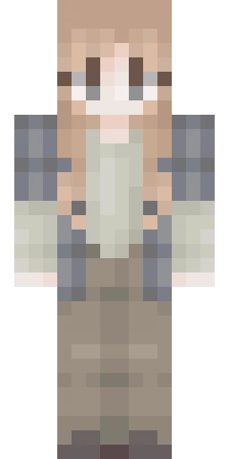 Серый скин Майнкрафт — скачать PNG бесплатно