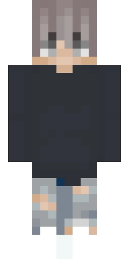 Серый скин Майнкрафт — скачать PNG бесплатно