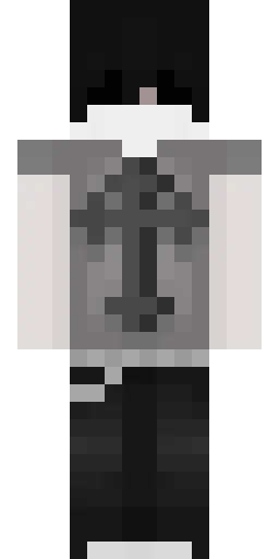 Серый скин Майнкрафт — скачать PNG бесплатно