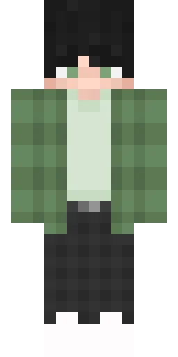 Зелёный скин Майнкрафт — скачать PNG бесплатно