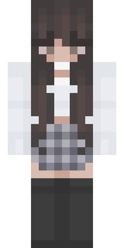 Серый скин Майнкрафт — скачать PNG бесплатно