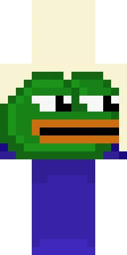 Лягушка скин Майнкрафт — скачать PNG бесплатно