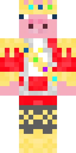 Свинья скин Майнкрафт — скачать PNG бесплатно