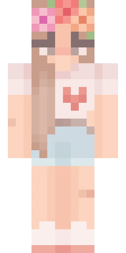 Радужный скин Майнкрафт — скачать PNG бесплатно