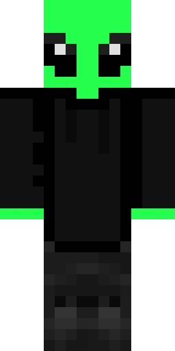 Инопланетянин скин Майнкрафт — скачать PNG бесплатно